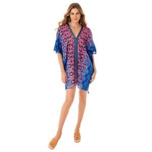 Womens MIRACLESUIT VESUVIO CAFTAN Large NWT